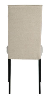 Kimonte Dark Brown/beige Dining Chair - Ella Furniture