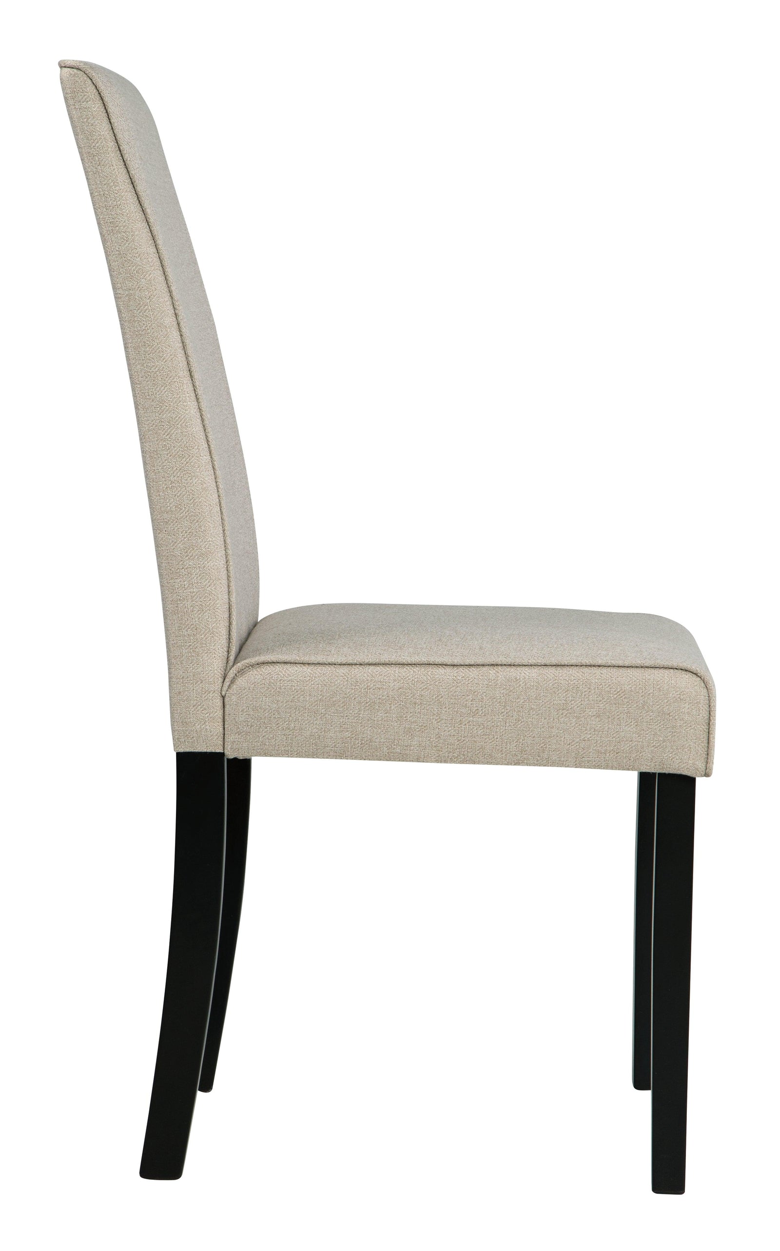 Kimonte Dark Brown/beige Dining Chair - Ella Furniture