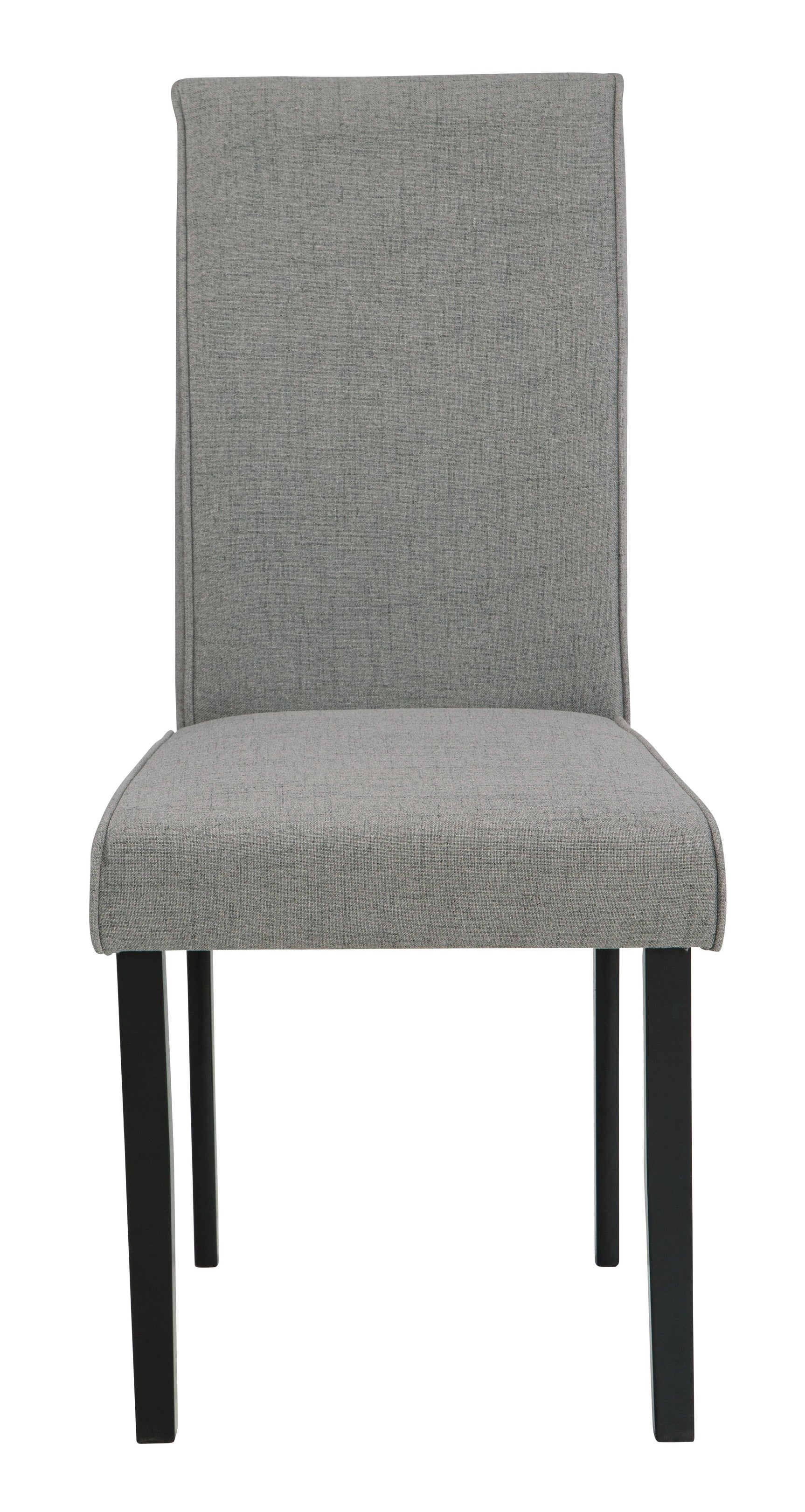 Kimonte Dark Brown/Gray Dining Chair - Ella Furniture