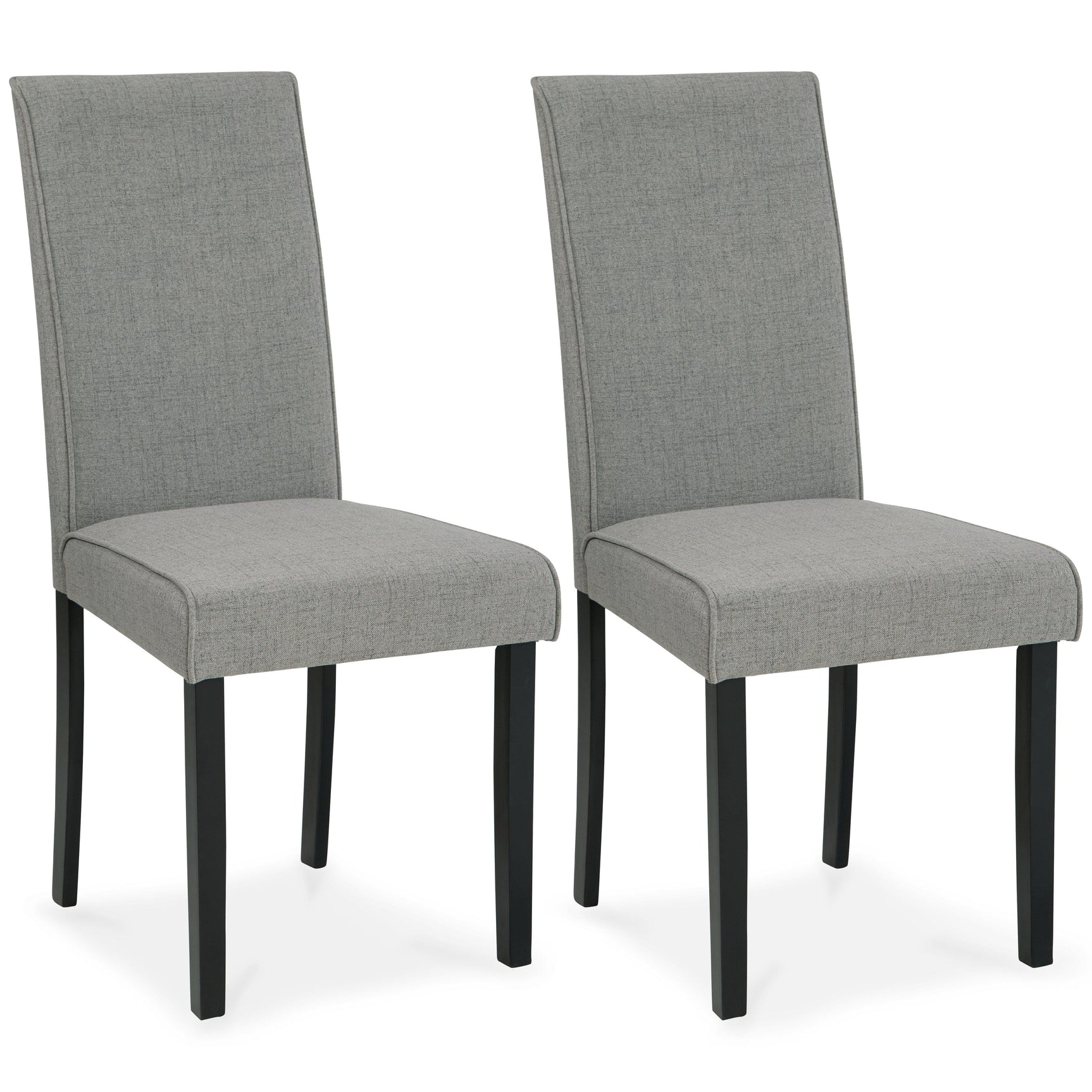 Kimonte Dark Brown/Gray Dining Chair - Ella Furniture