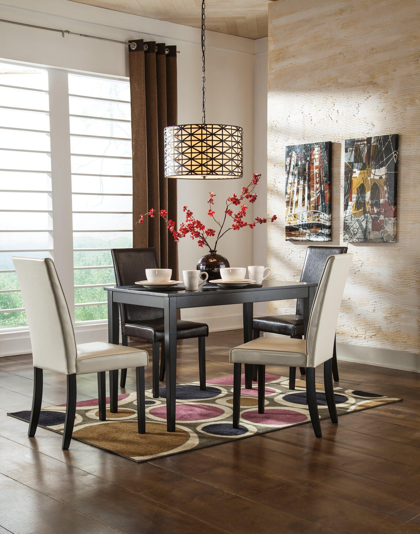 Kimonte Dark Brown Dining Chair - Ella Furniture