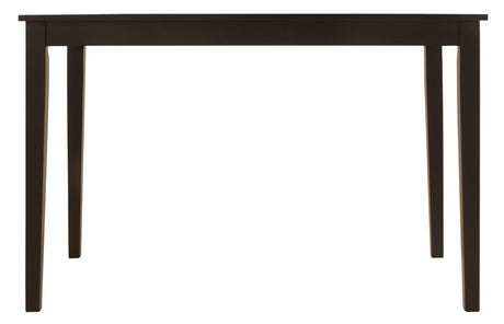 Kimonte Dark Brown Dining Table - Ella Furniture