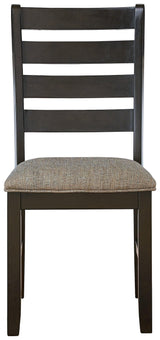 Ambenrock Light Brown/dark Brown Dining Chair - Ella Furniture