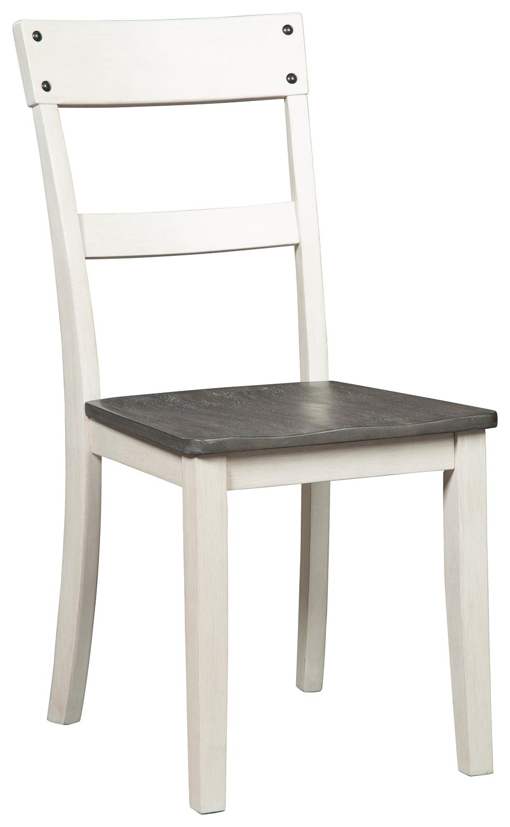 Nelling Two-tone Dining Chair - Ella Furniture