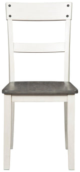 Nelling Two-tone Dining Chair - Ella Furniture