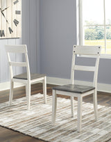 Nelling Two-tone Dining Chair - Ella Furniture