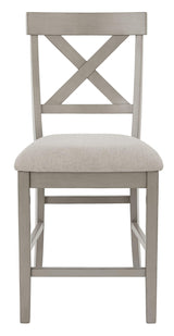 Parellen Gray Counter Height Bar Stool - Ella Furniture