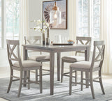 Parellen Gray Counter Height Dining Table - Ella Furniture