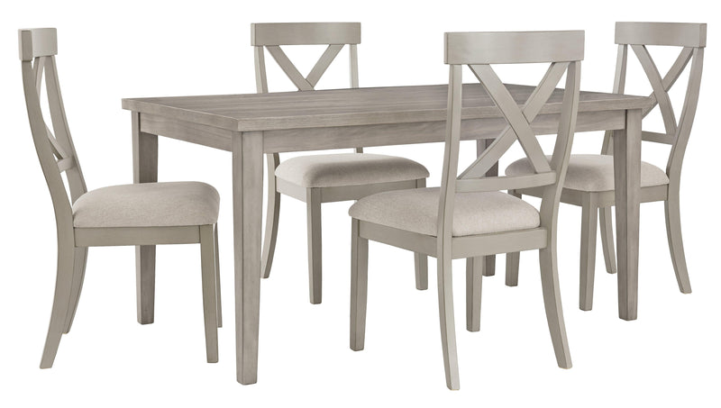 Parellen Gray Dining Table - Ella Furniture