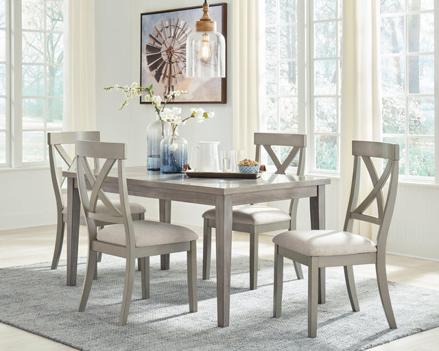 Parellen Gray Dining Table - Ella Furniture