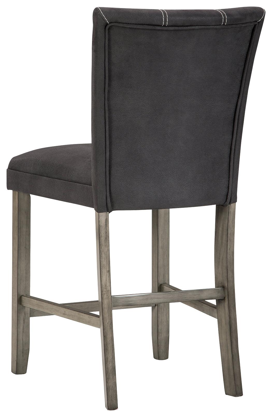 Dontally Two-tone Counter Height Bar Stool - Ella Furniture