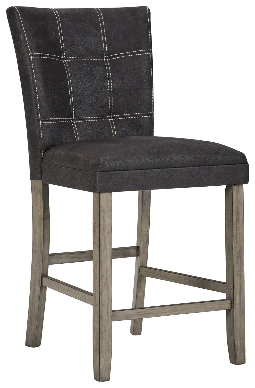 Dontally Two-tone Counter Height Bar Stool - Ella Furniture