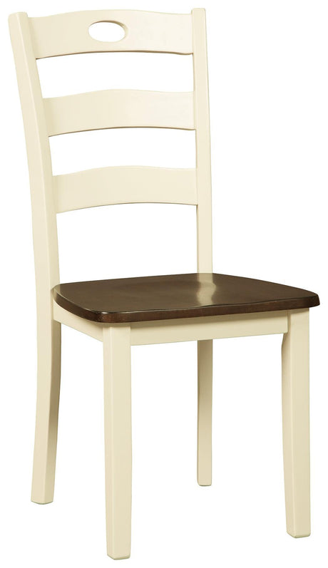 Woodanville Cream/brown Dining Chair - Ella Furniture