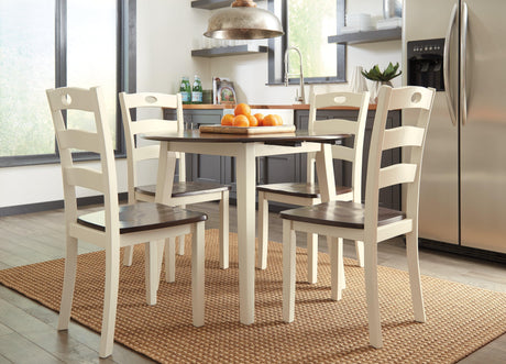 Woodanville Cream/brown Dining Chair - Ella Furniture