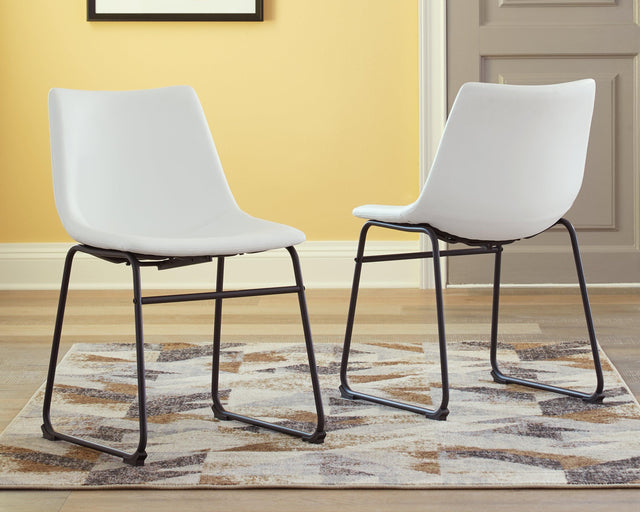 Centiar White Dining Chair - Ella Furniture