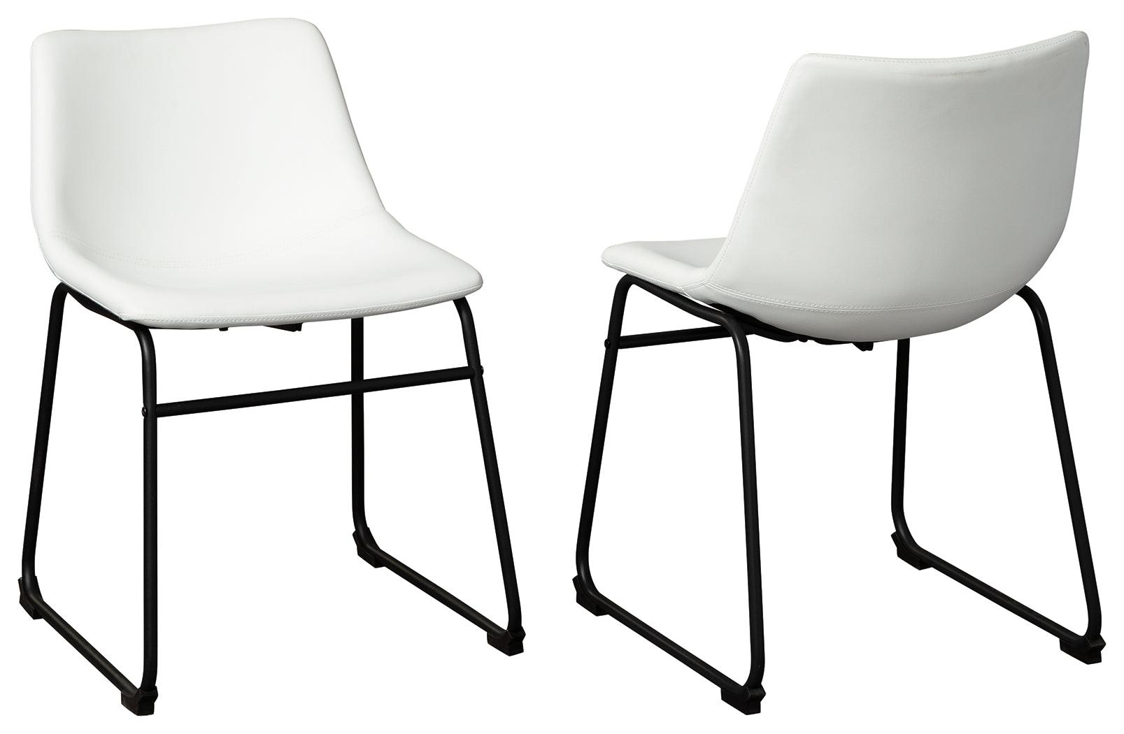 Centiar White Dining Chair - Ella Furniture