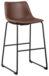 Centiar Brown Pub Height Bar Stool - Ella Furniture