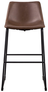 Centiar Brown Pub Height Bar Stool - Ella Furniture