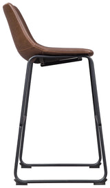 Centiar Brown Pub Height Bar Stool - Ella Furniture