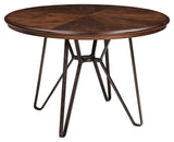 Centiar Two-tone Brown Dining Table - Ella Furniture