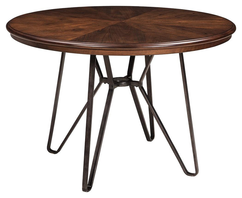 Centiar Two-tone Brown Dining Table - Ella Furniture