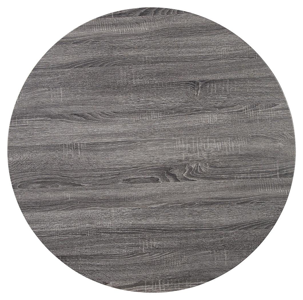 Centiar Gray/black Dining Table - Ella Furniture