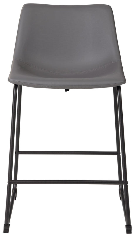 Centiar Gray Counter Height Bar Stool - Ella Furniture