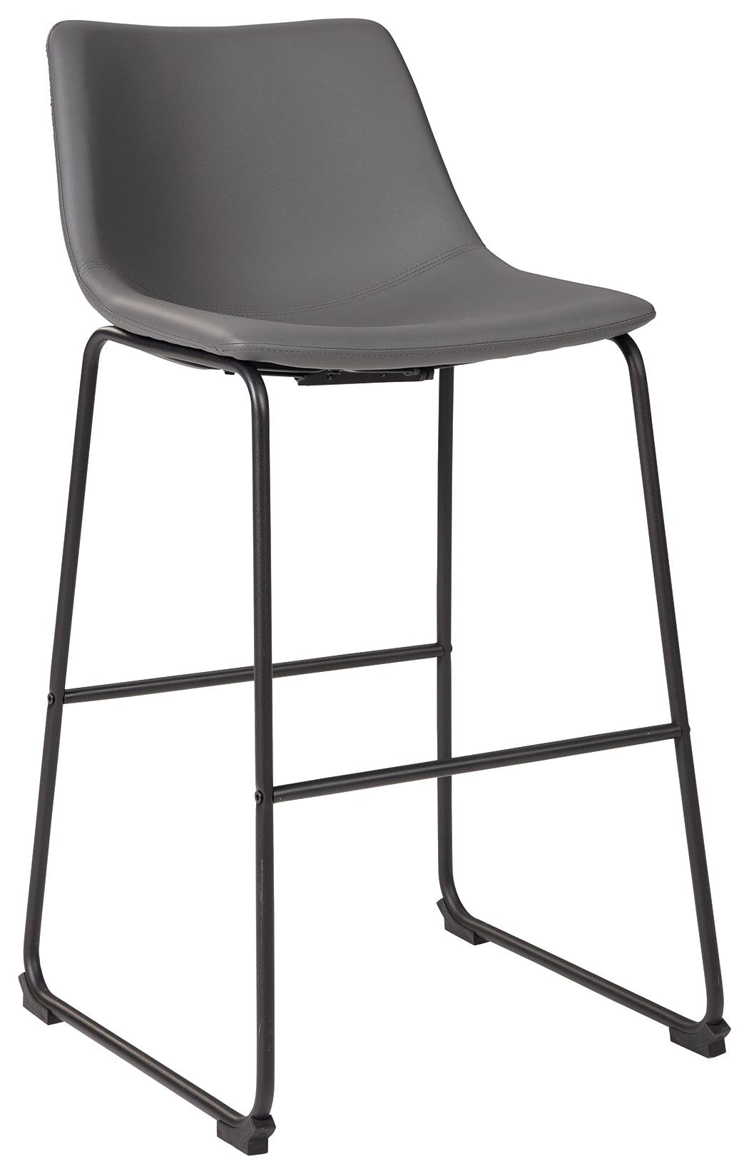 Centiar Gray Pub Height Bar Stool - Ella Furniture