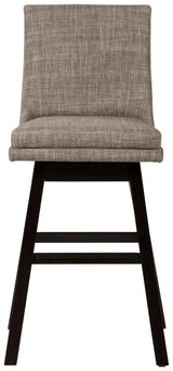 Tallenger Light Gray Bar Height Bar Stool - Ella Furniture