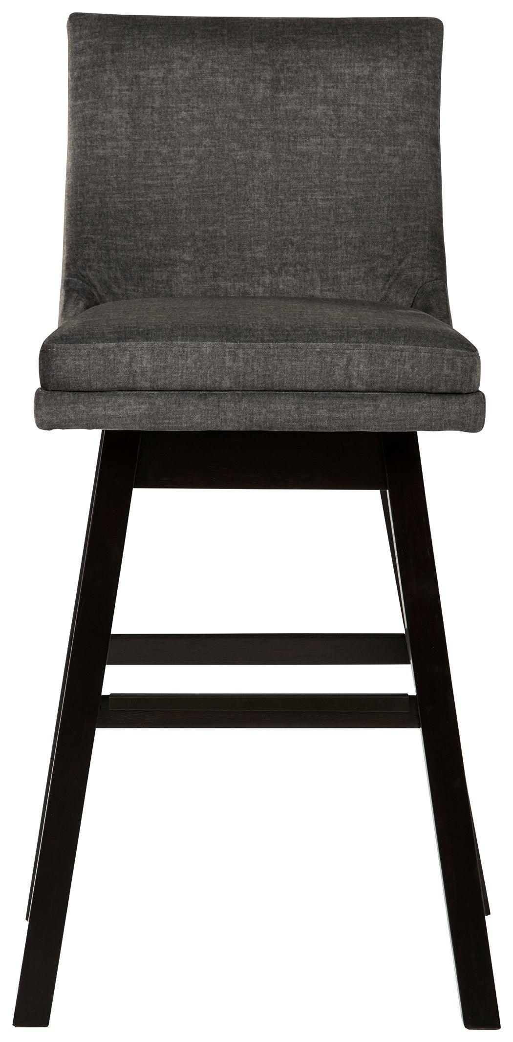 Tallenger Dark Gray Bar Height Bar Stool - Ella Furniture