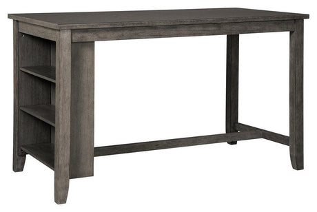 Caitbrook Gray Counter Height Dining Table - Ella Furniture