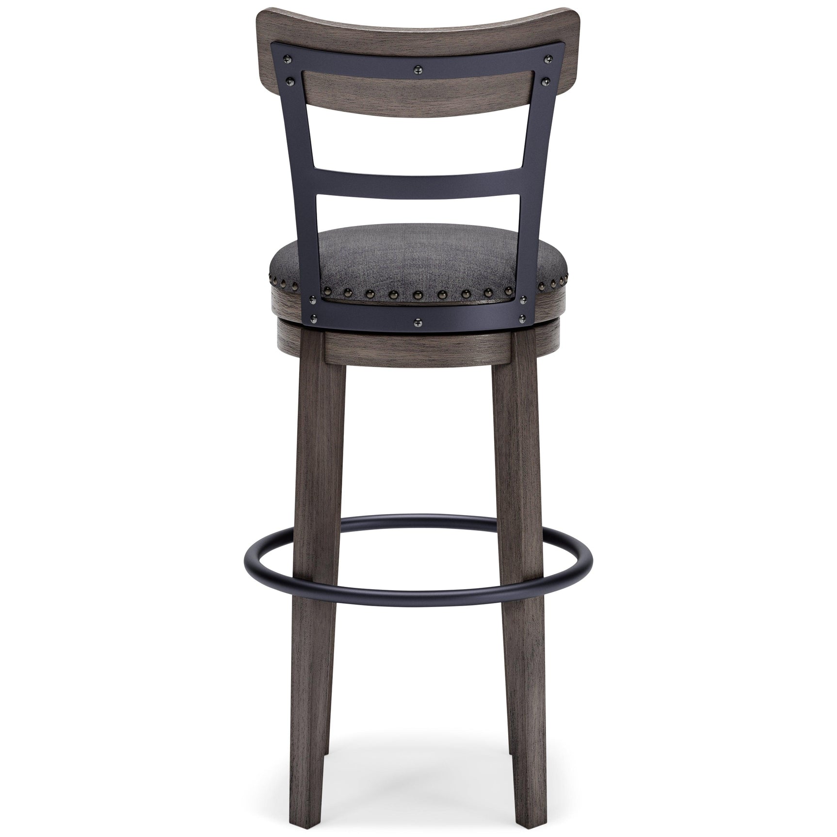 Caitbrook Gray Bar Height Bar Stool - Ella Furniture