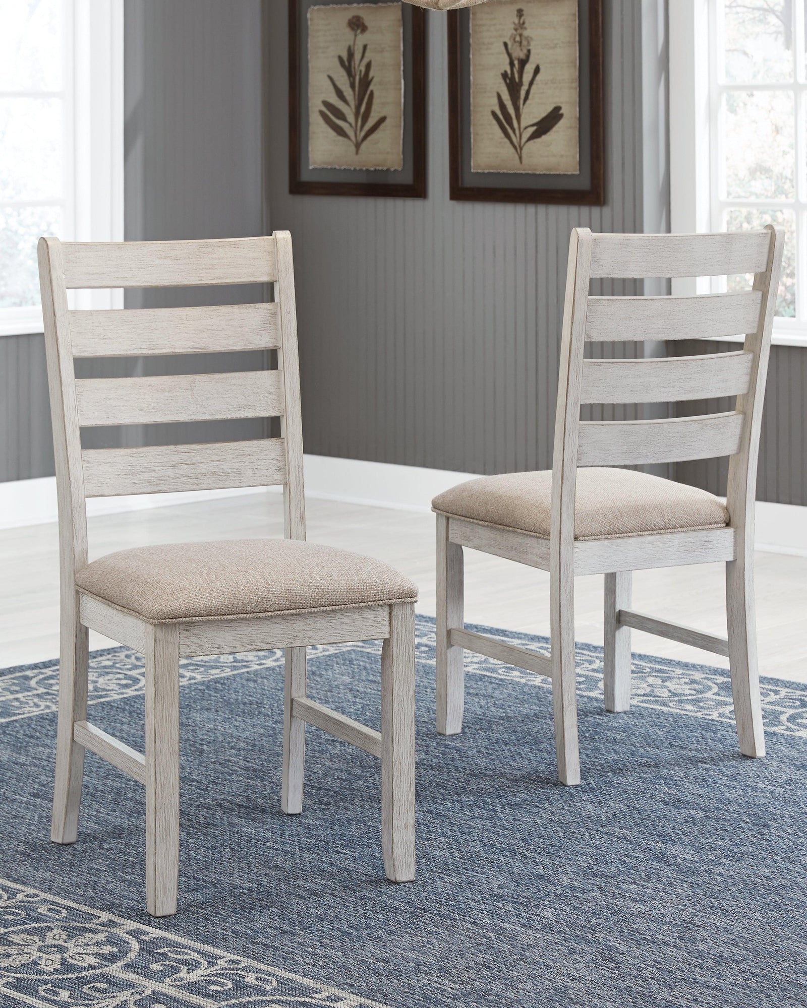 Skempton White/light Brown Dining Chair