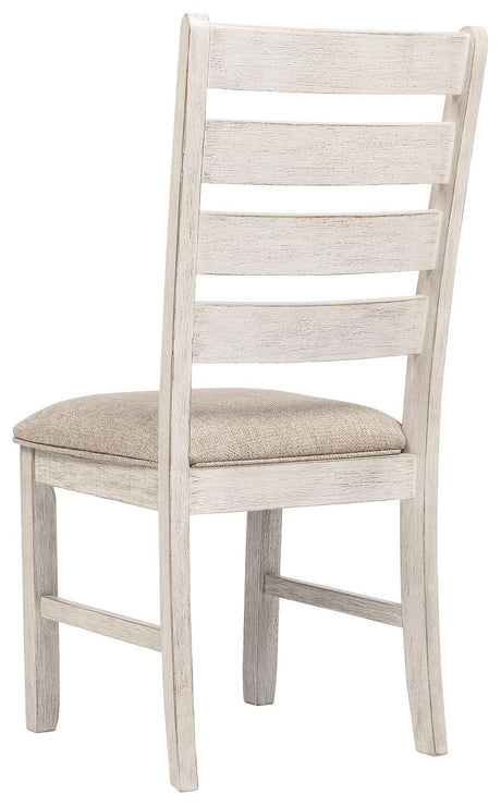 Skempton White/light Brown Dining Chair - Ella Furniture