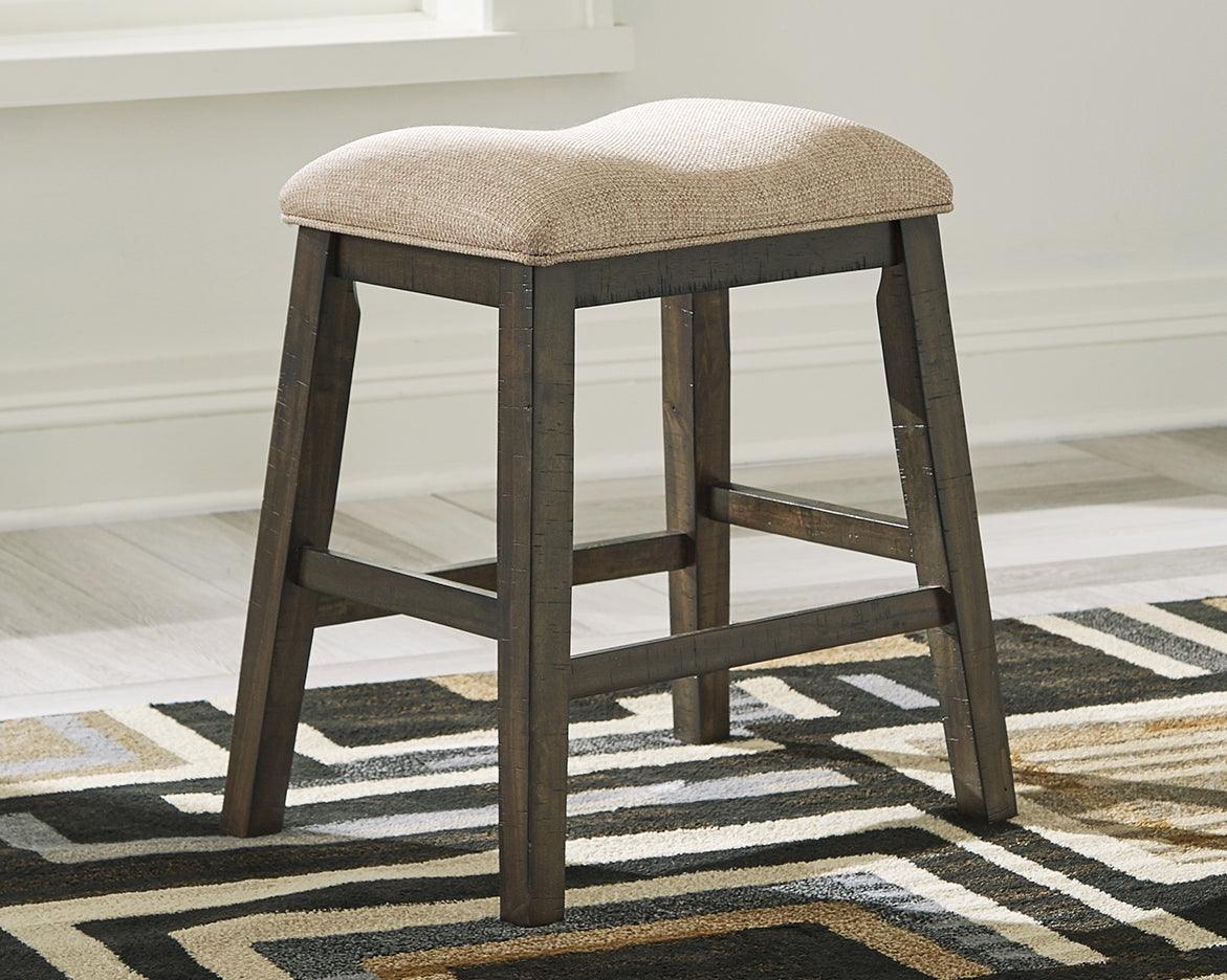 Rokane Light Brown Counter Height Bar Stool - Ella Furniture