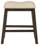 Rokane Light Brown Counter Height Bar Stool - Ella Furniture