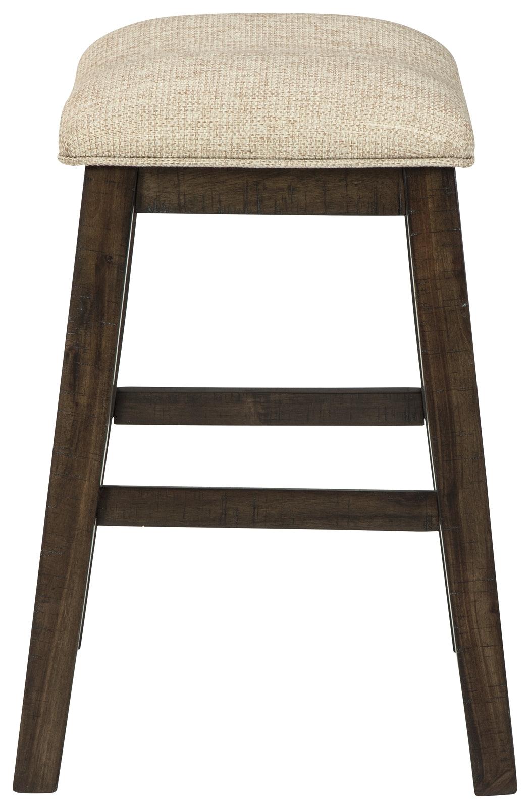 Rokane Light Brown Counter Height Bar Stool - Ella Furniture