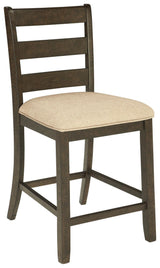 Rokane Light Brown Counter Height Bar Stool - Ella Furniture