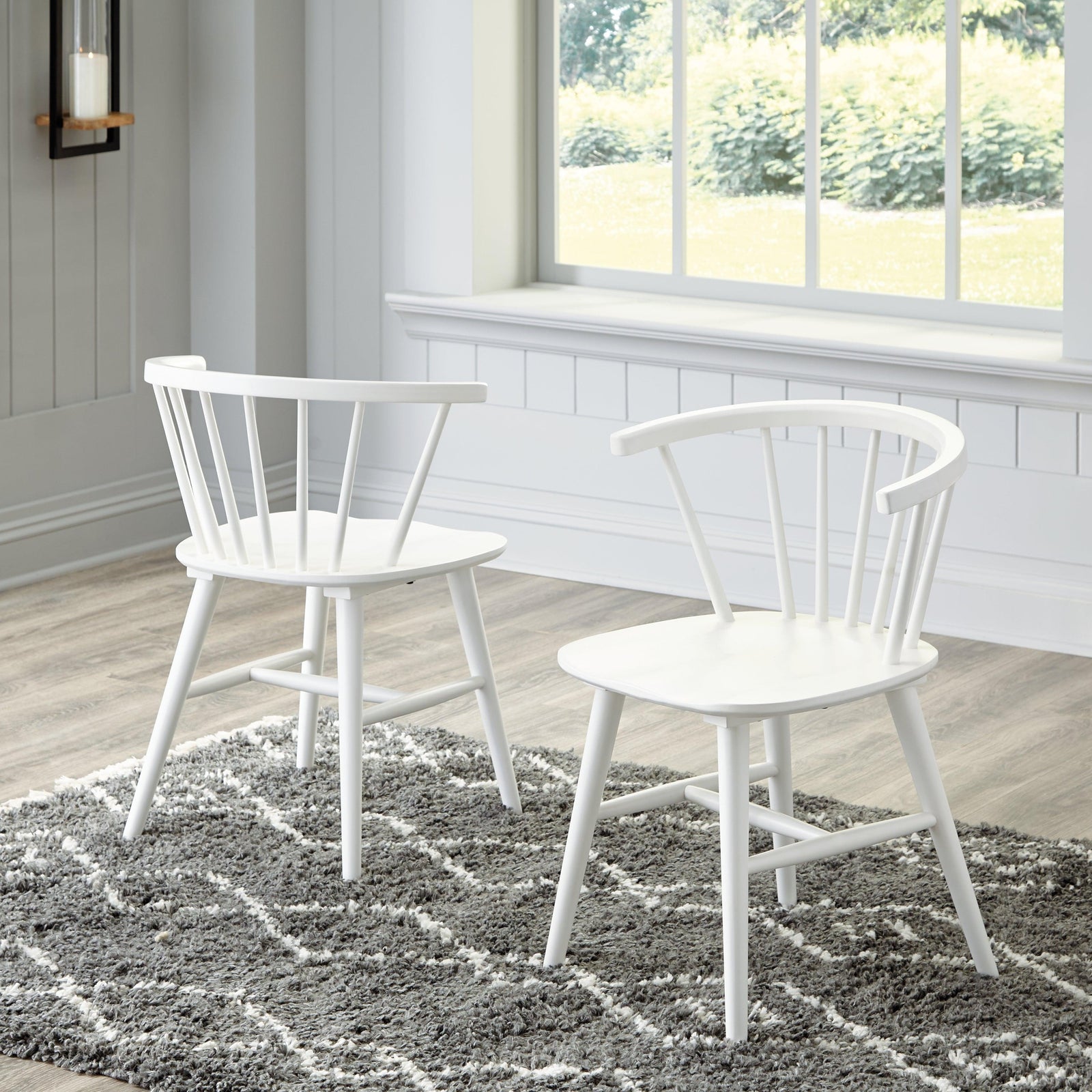 Grannen White Dining Chair - Ella Furniture