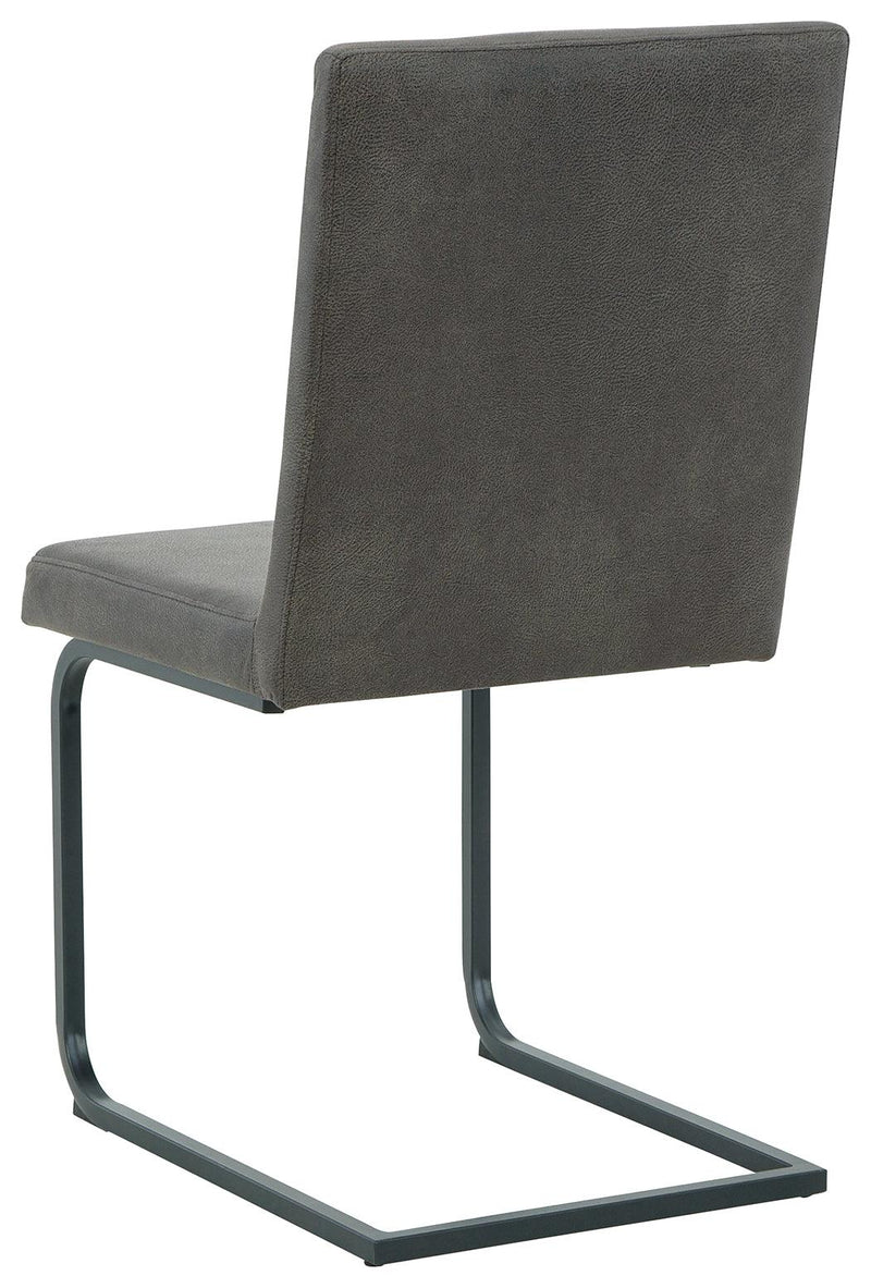 Strumford Gray/black Dining Chair - Ella Furniture