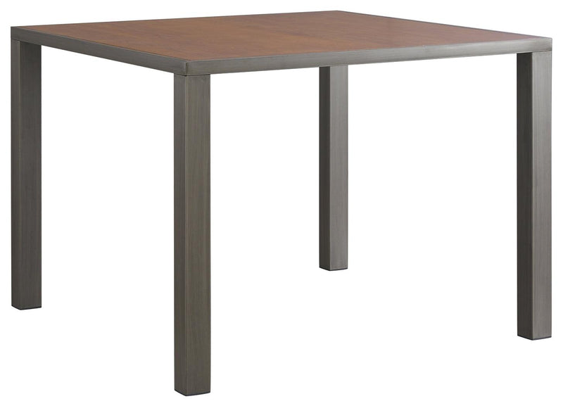 Stellany Brown/Gray Counter Height Dining Table And 4 Barstools
