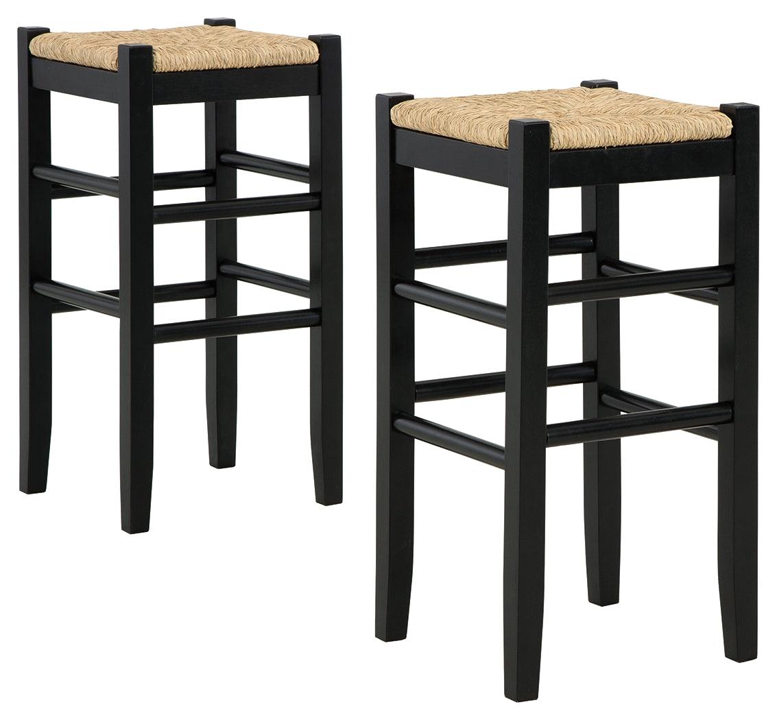 Mirimyn Black Bar Height Bar Stool - Ella Furniture