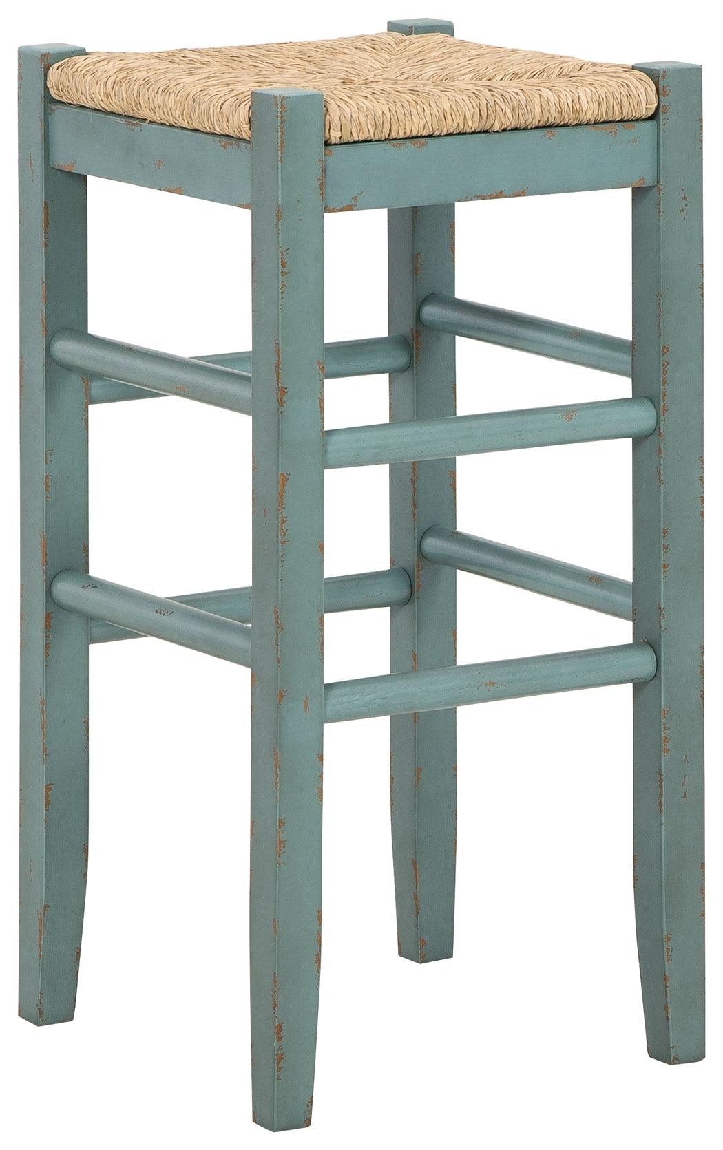 Mirimyn Teal Bar Height Bar Stool - Ella Furniture