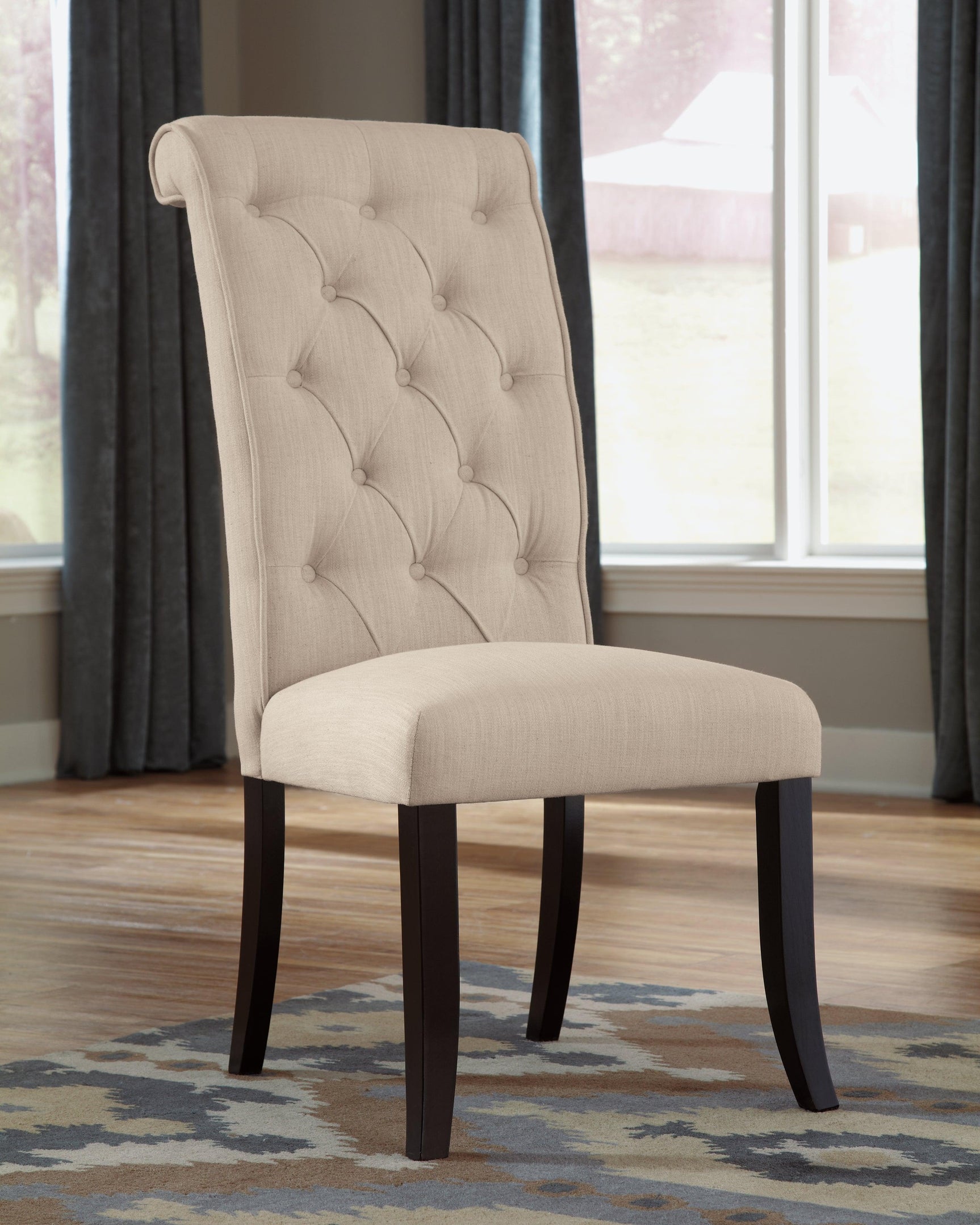 Tripton Linen Dining Chair - Ella Furniture