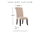 Tripton Linen Dining Chair - Ella Furniture