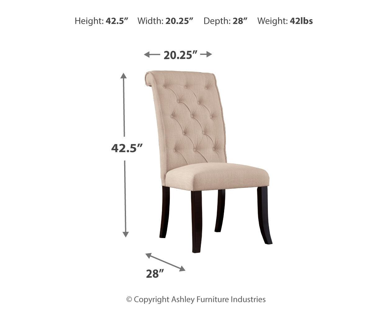 Tripton Linen Dining Chair - Ella Furniture