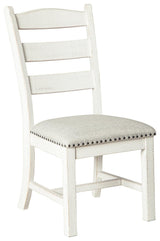 Valebeck Beige/white Dining Chair - Ella Furniture