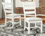 Valebeck Beige/white Dining Chair - Ella Furniture