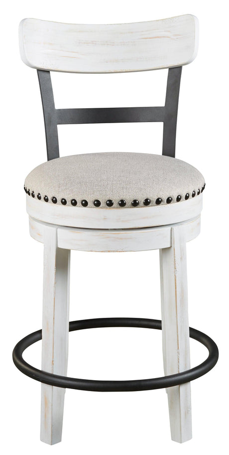 Valebeck Brown Counter Height Bar Stool - Ella Furniture