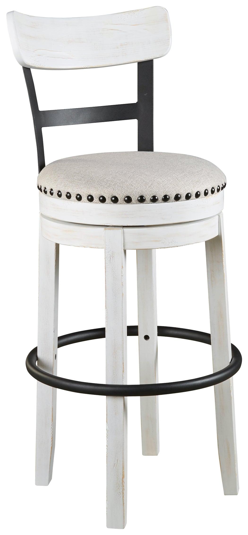 Valebeck Brown/Black Bar Height Bar Stool - Ella Furniture